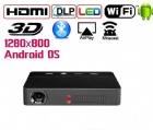 Yi-601 Newest Model Mini Projector Home Use Bluetooth Beamer Built-in Android and WiFi System Hot Sell DLP Projector