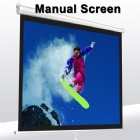 100 Inch Wall Mount Office Projector Matte White manual  Projection Screen